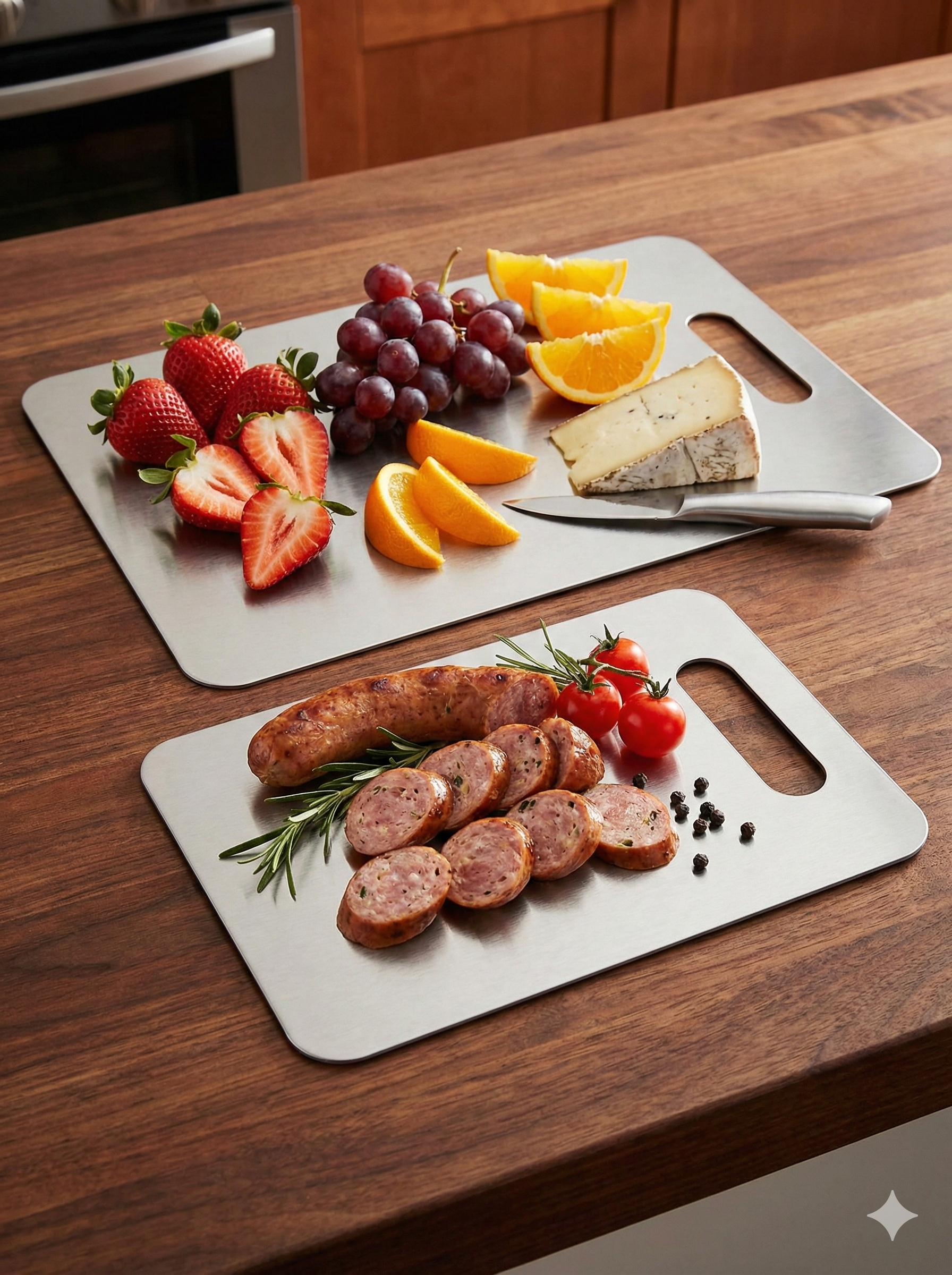 Pack 02 Plaques لوح التقطيع من الاينوكس