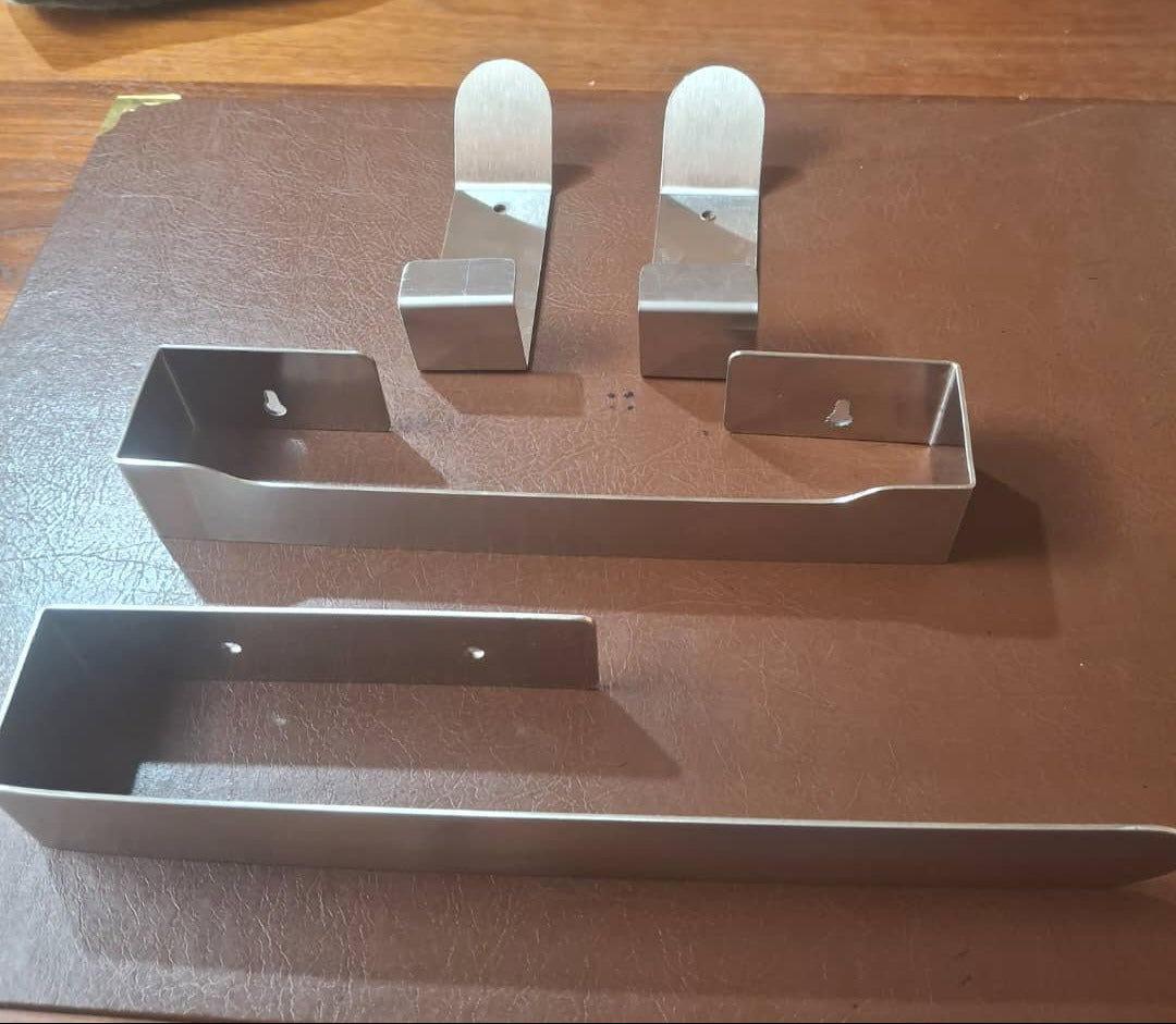 Pack 4 Pieces INOX Pour Douche