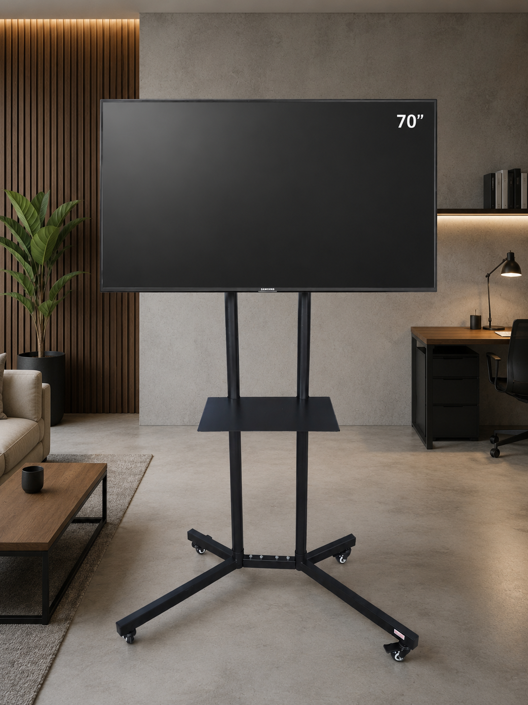 Support TV Mobile Professionnel Pour écrans 80"